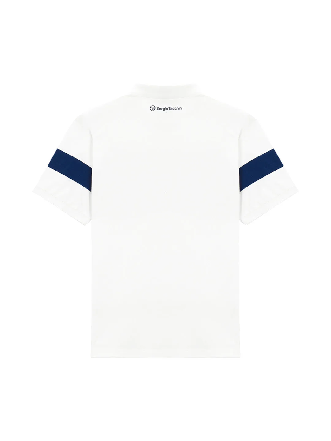 Damarindo Polo Shirt- Off White/ Navy