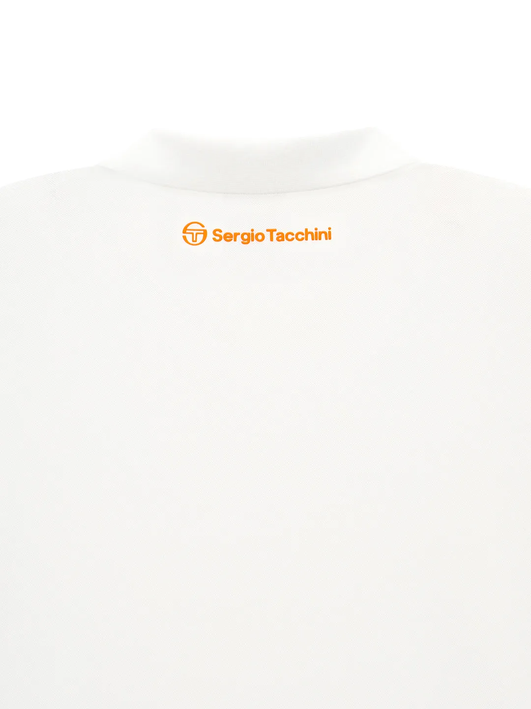 Damarindo Polo Shirt-  Off White/ Orange