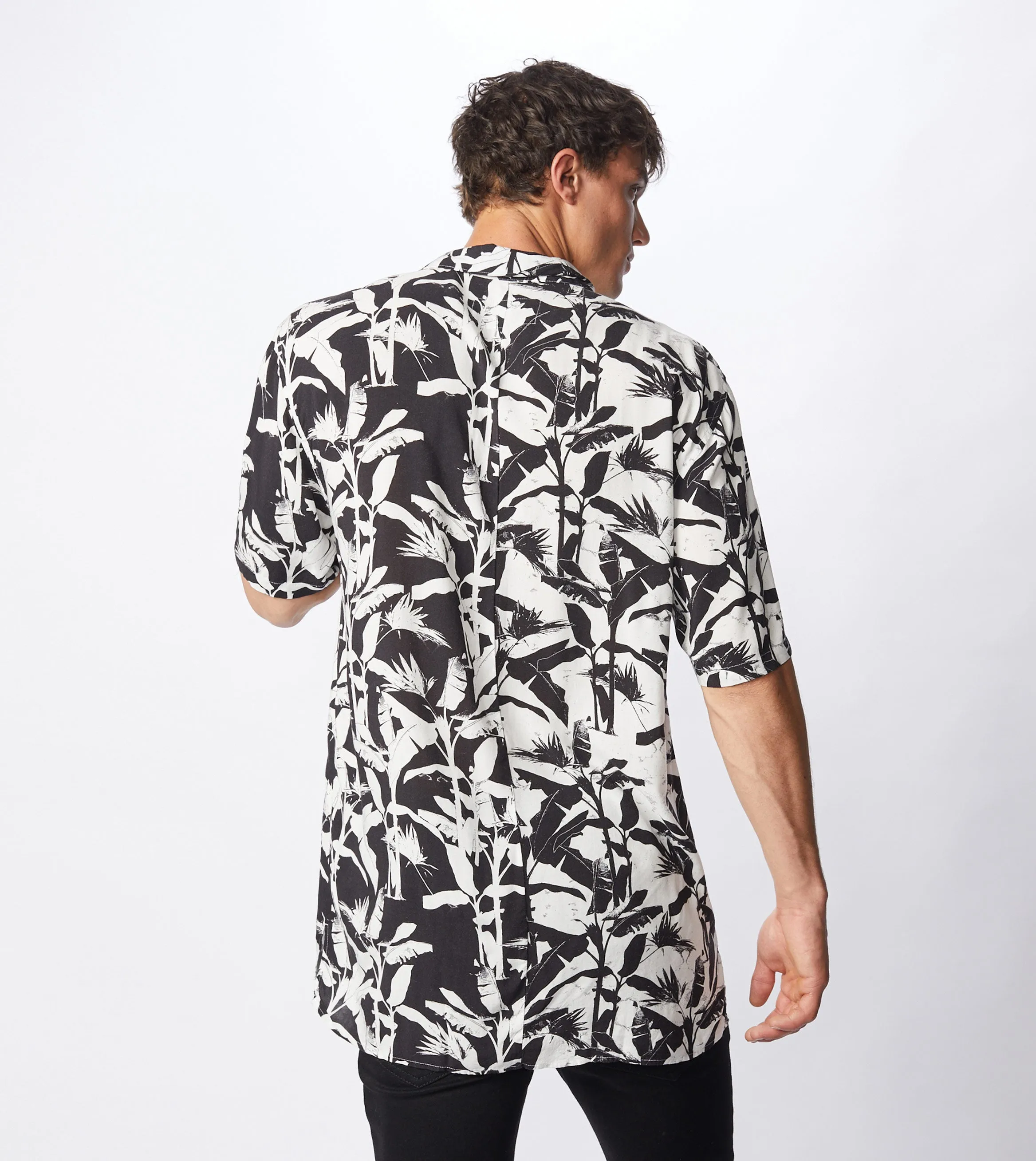 Diced SS Shirt Black/White