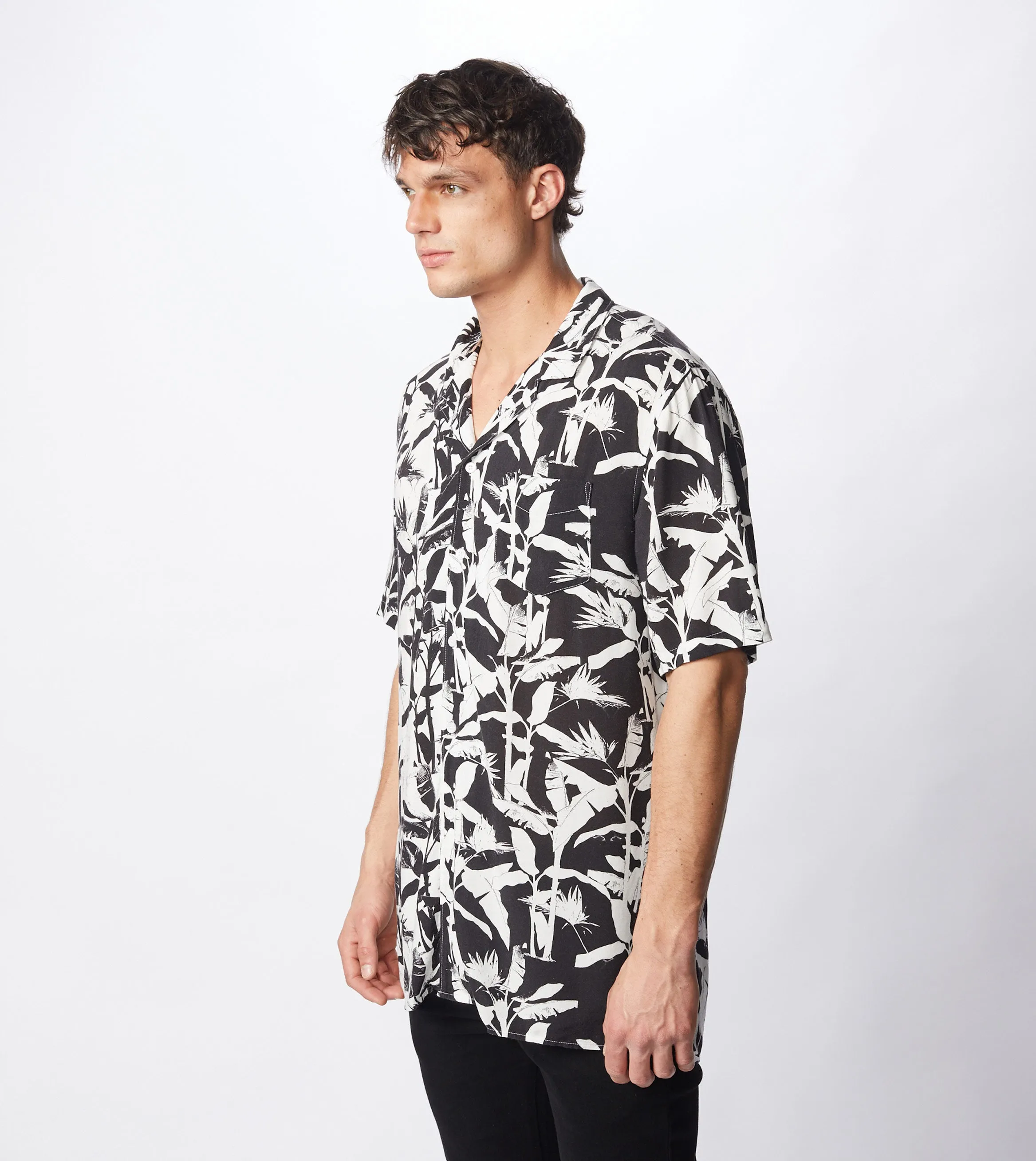 Diced SS Shirt Black/White