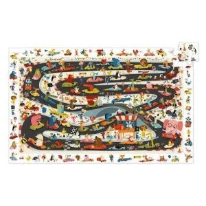 Djeco Observations Puzzle 54pc - Car Rally