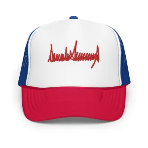 DONALD TRUMP Signature Foam trucker hat