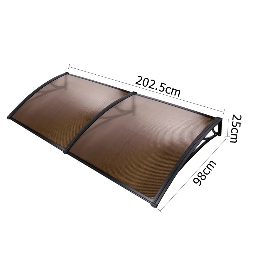 Durable UV & Rain Resistant Window Door Awning - Instahut