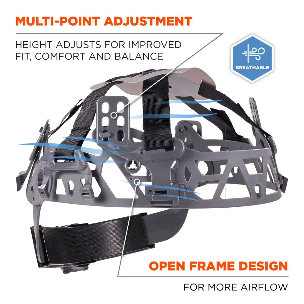 Ergodyne 60233 #8986 Gray 6-Point Hard Hat Suspension Replacement