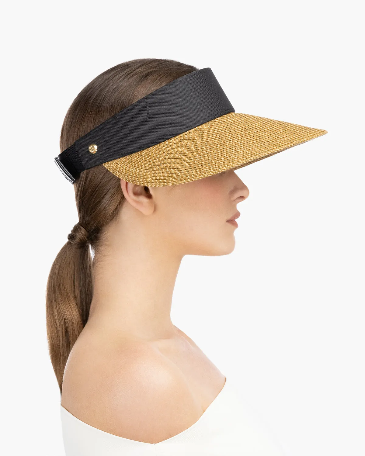 Eric Javitz Champ II Visor in Natural/Black