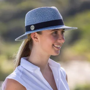 Evoke Unisex Reef Fedora - Mix Blue