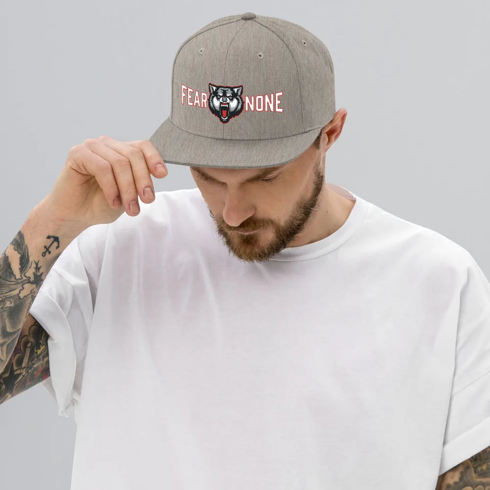 Fear None Wolf Snapback Hat