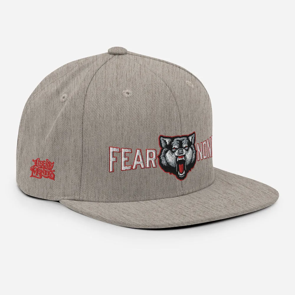 Fear None Wolf Snapback Hat