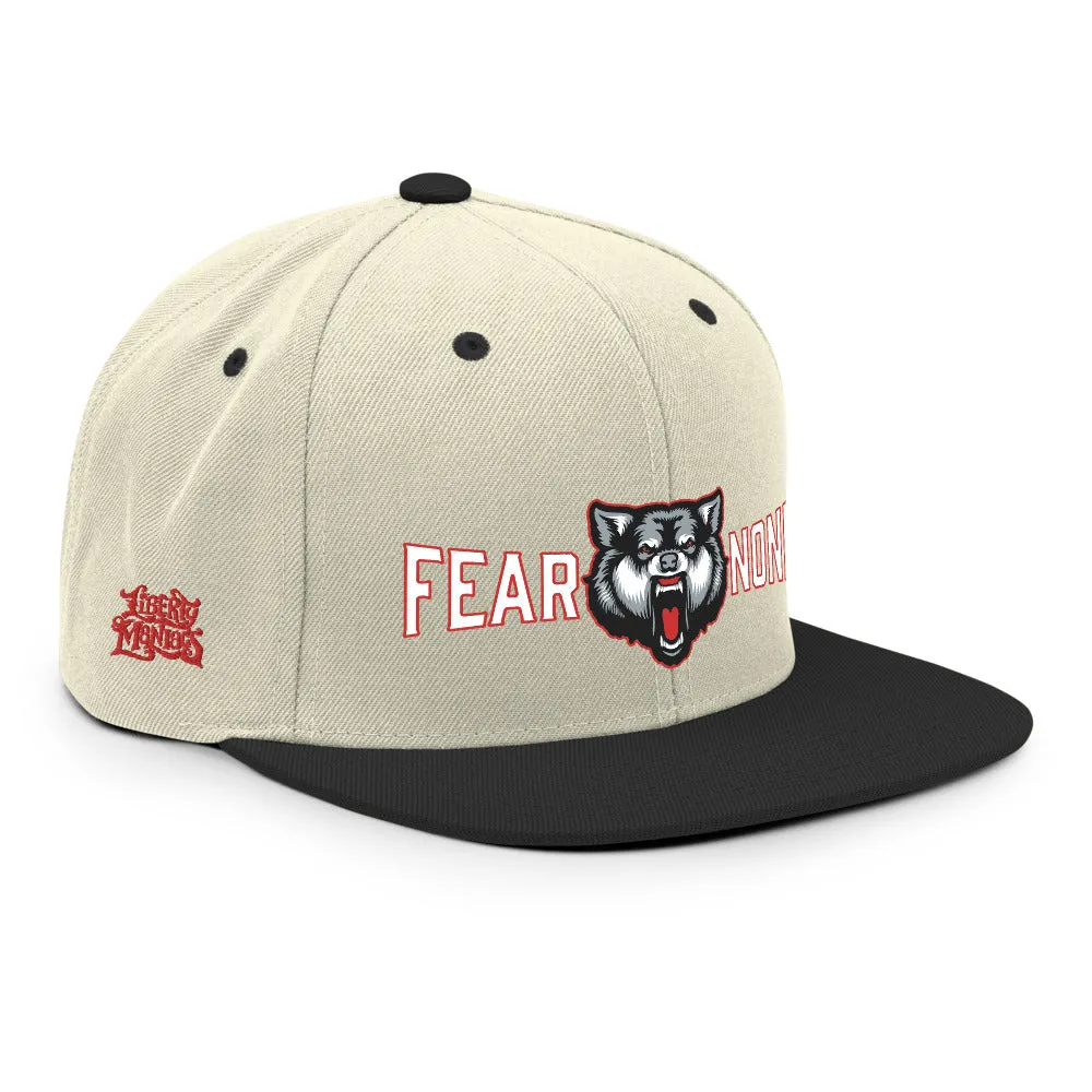 Fear None Wolf Snapback Hat