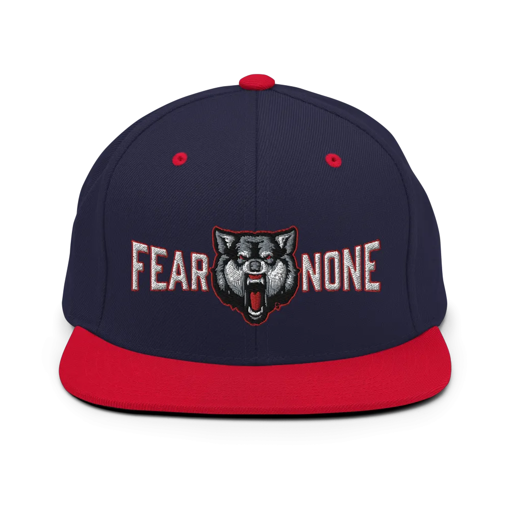 Fear None Wolf Snapback Hat