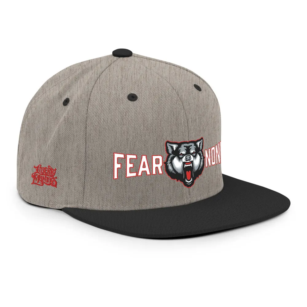 Fear None Wolf Snapback Hat