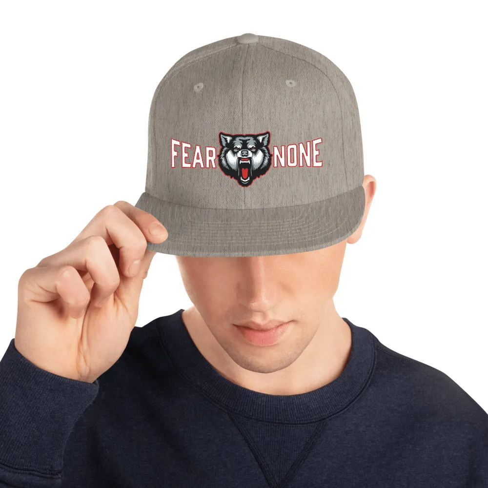 Fear None Wolf Snapback Hat