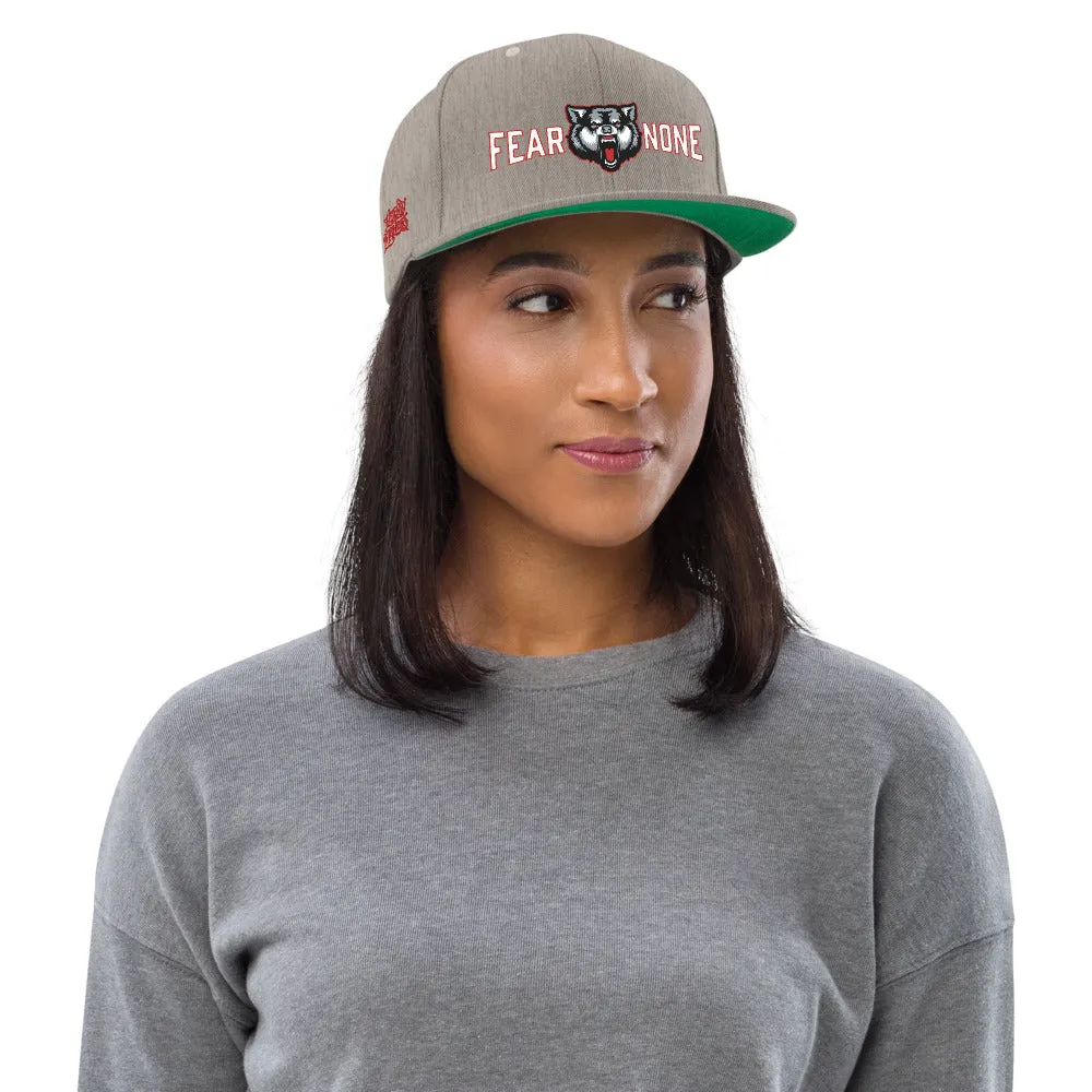 Fear None Wolf Snapback Hat