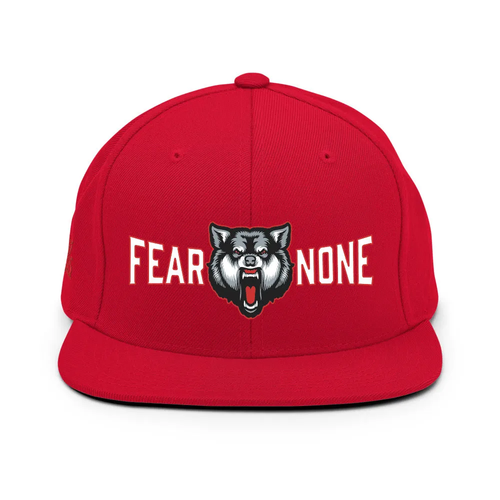 Fear None Wolf Snapback Hat