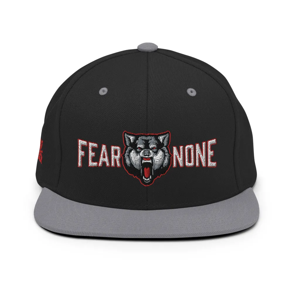 Fear None Wolf Snapback Hat