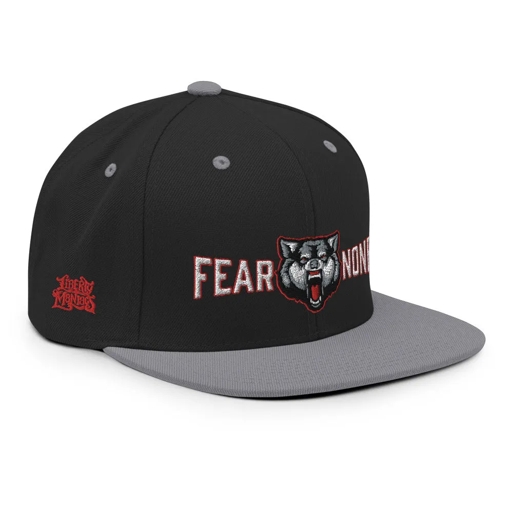 Fear None Wolf Snapback Hat