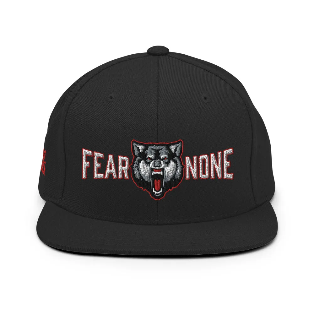 Fear None Wolf Snapback Hat