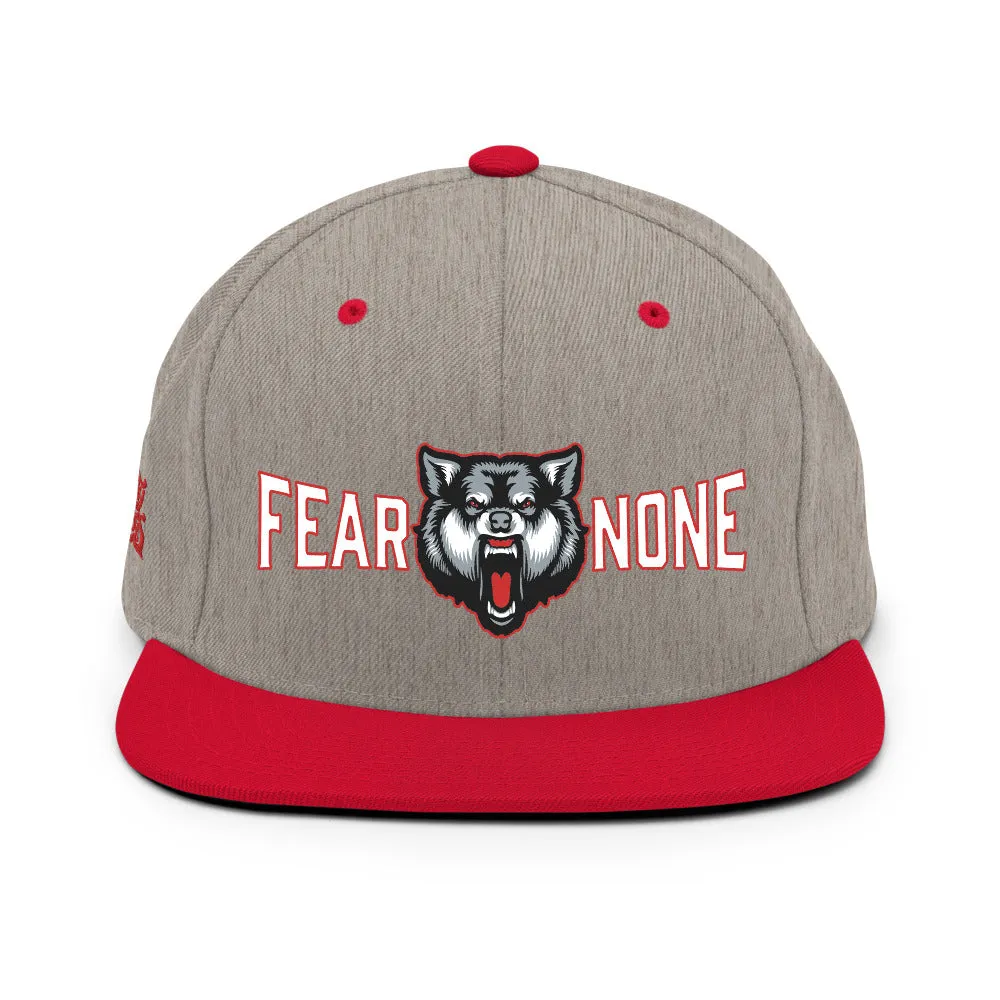 Fear None Wolf Snapback Hat