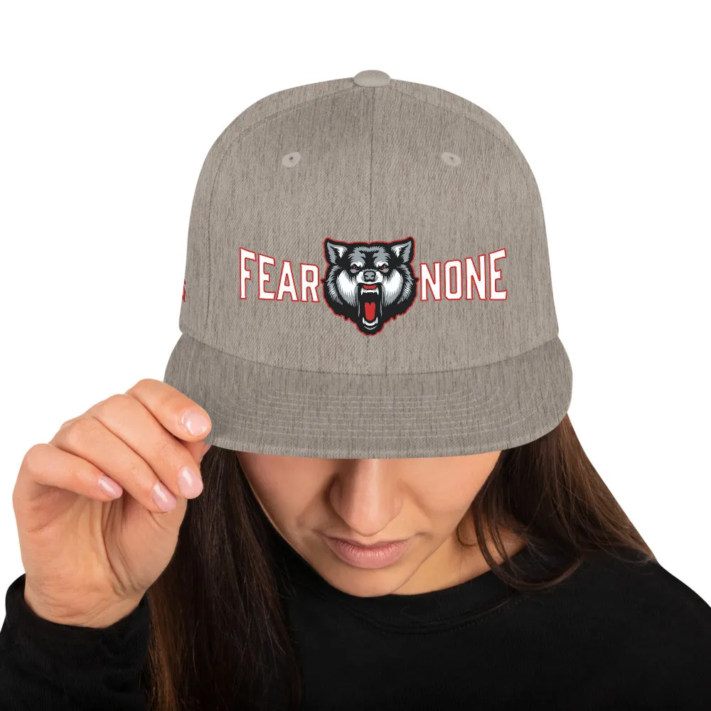 Fear None Wolf Snapback Hat