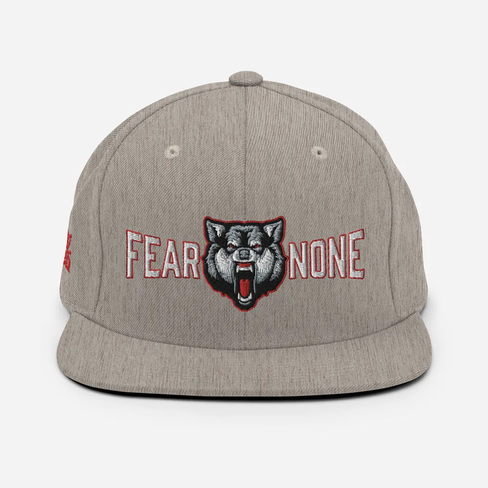 Fear None Wolf Snapback Hat