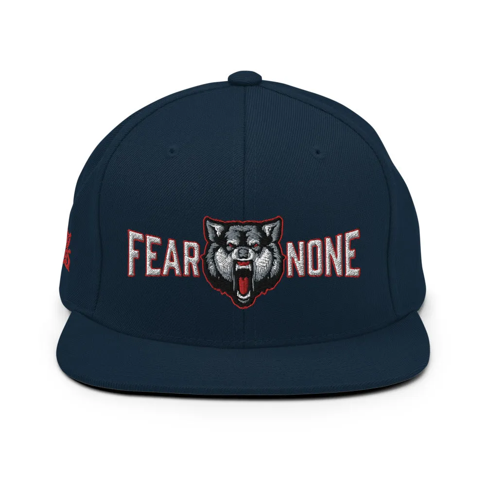 Fear None Wolf Snapback Hat