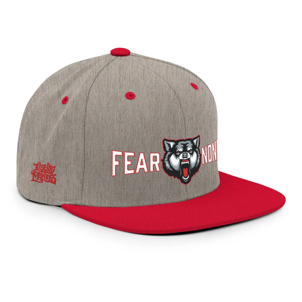 Fear None Wolf Snapback Hat