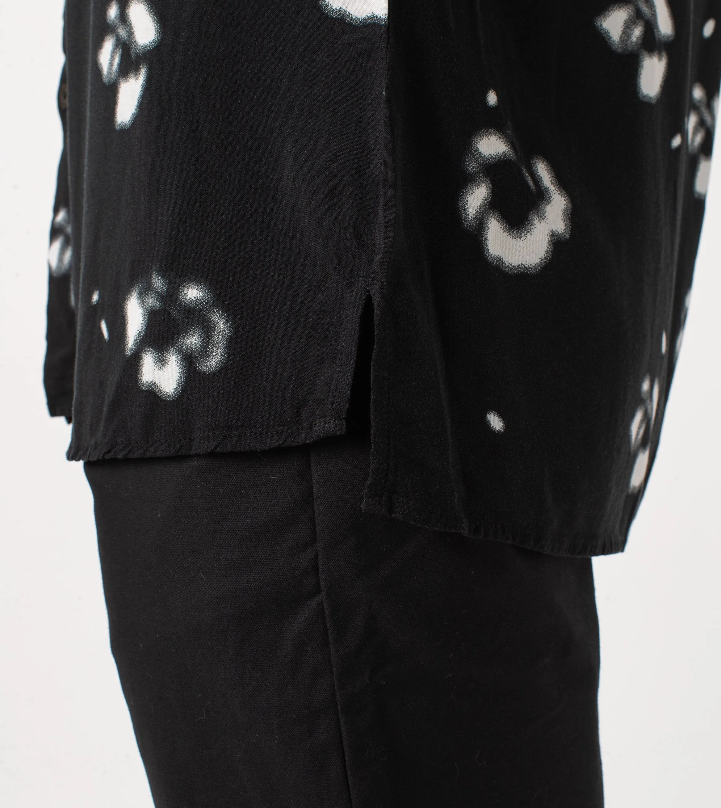 Flower SS Shirt Black