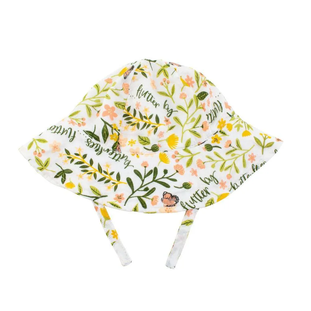 Flutterby Oh So Soft Muslin Sun Hat