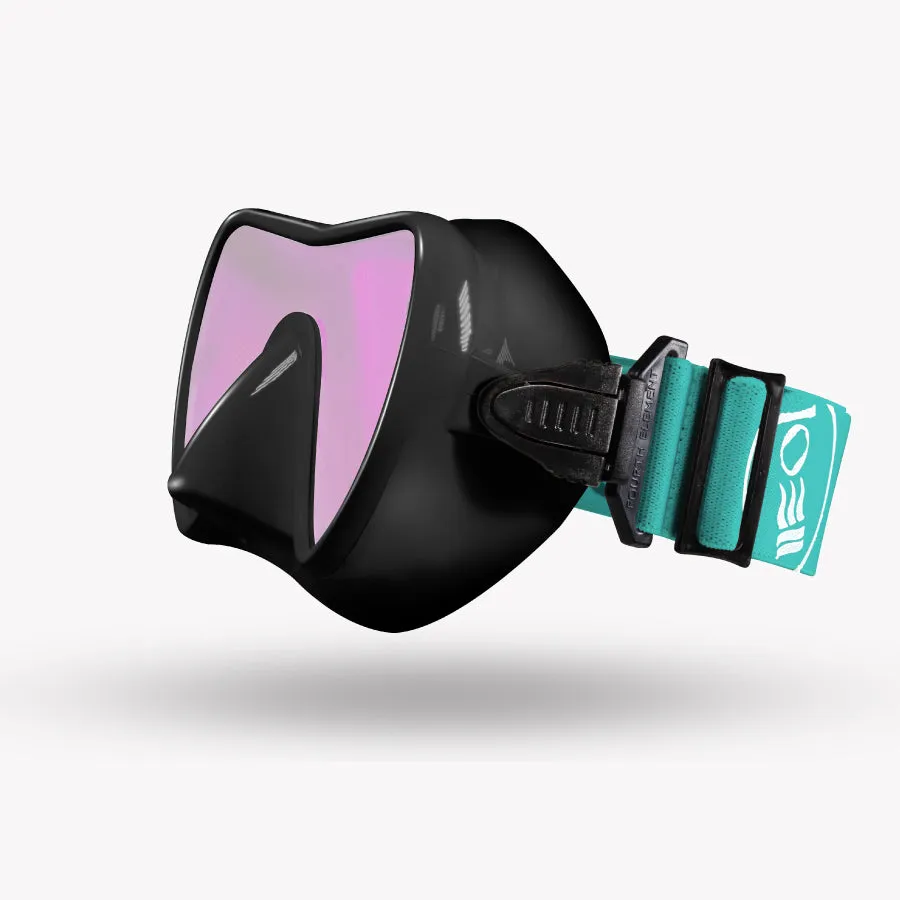 Fourth Element Scout Mask - Black with Customised Colour Strap