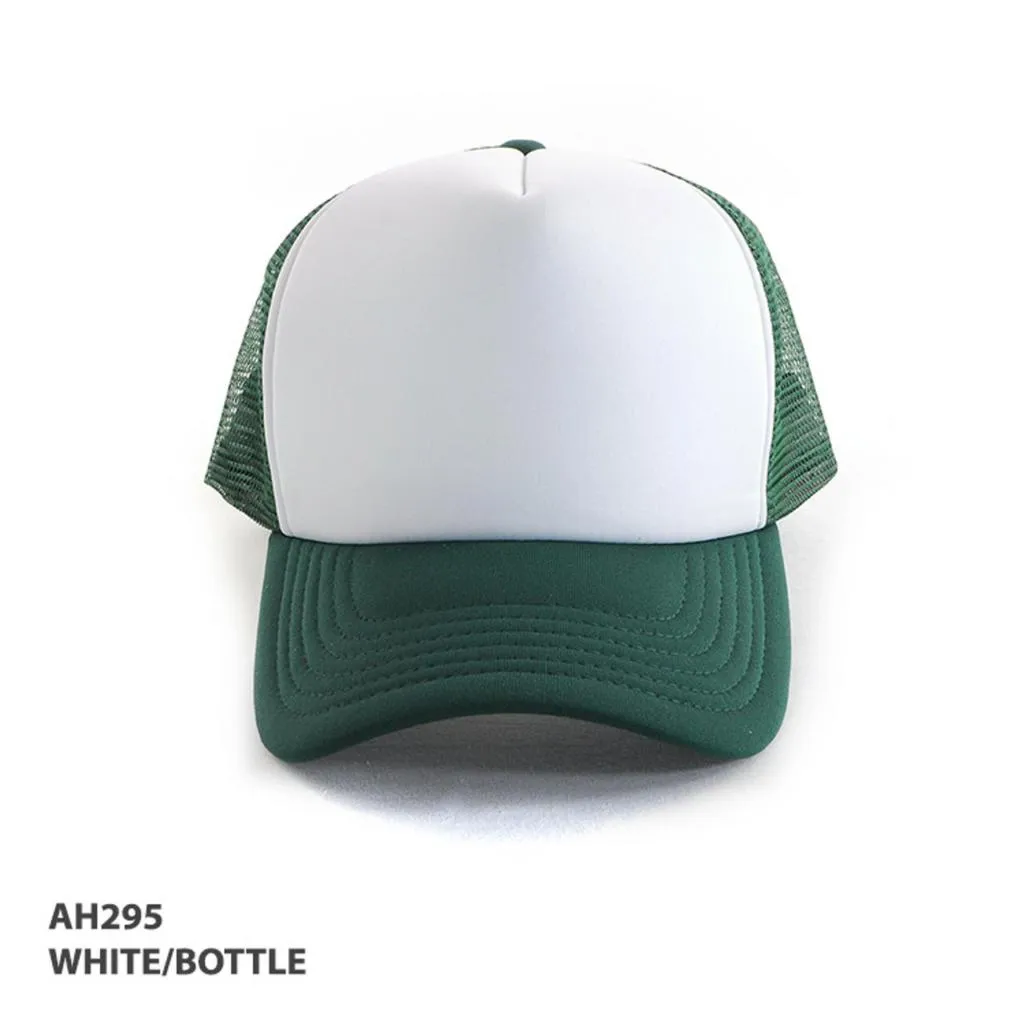 Grace Collection AH295 Polymesh Trucker Cap w/ Logo - 25 QTY