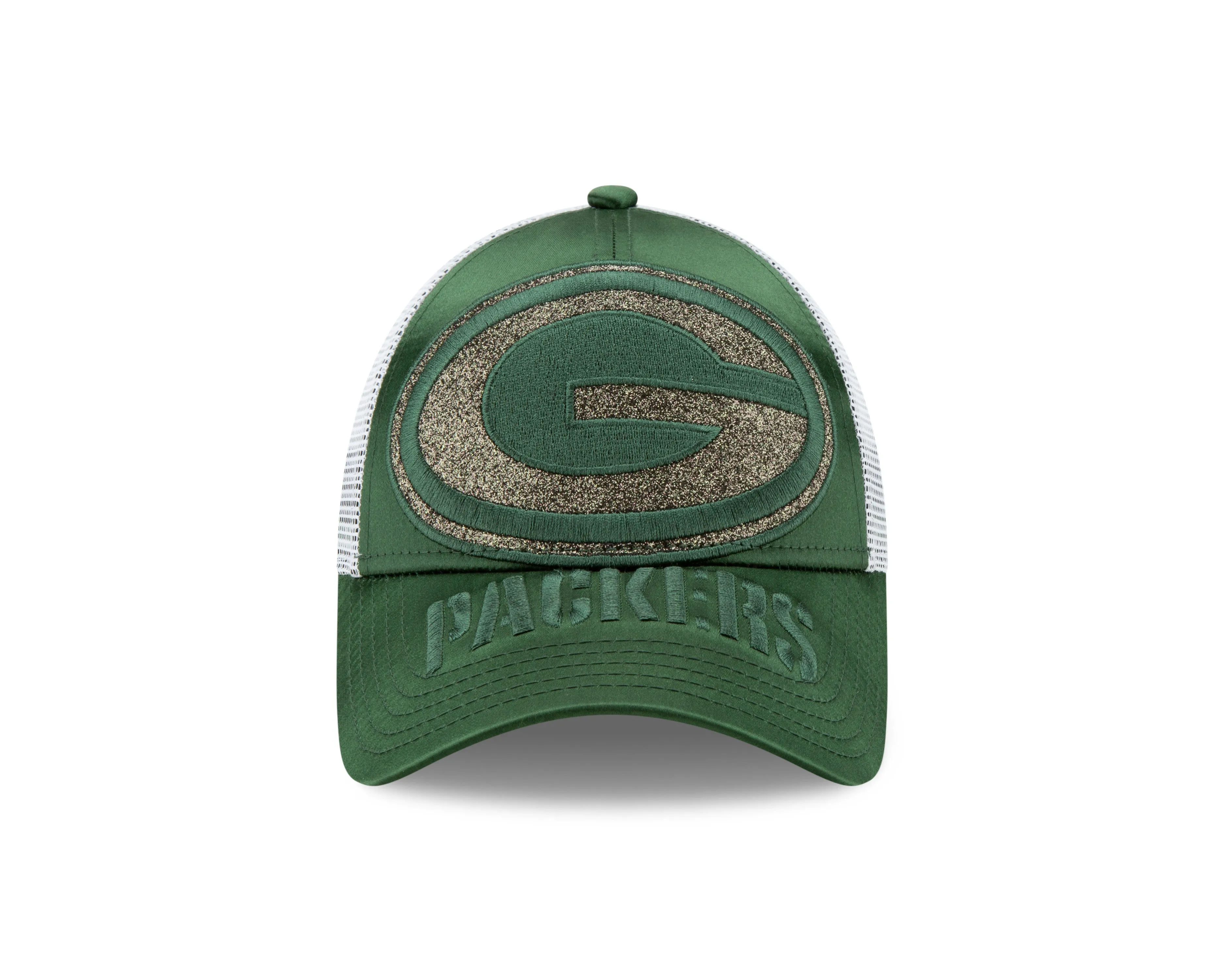 Green Bay Packers Radiant Team 9FORTY Women's Adjustable Hat