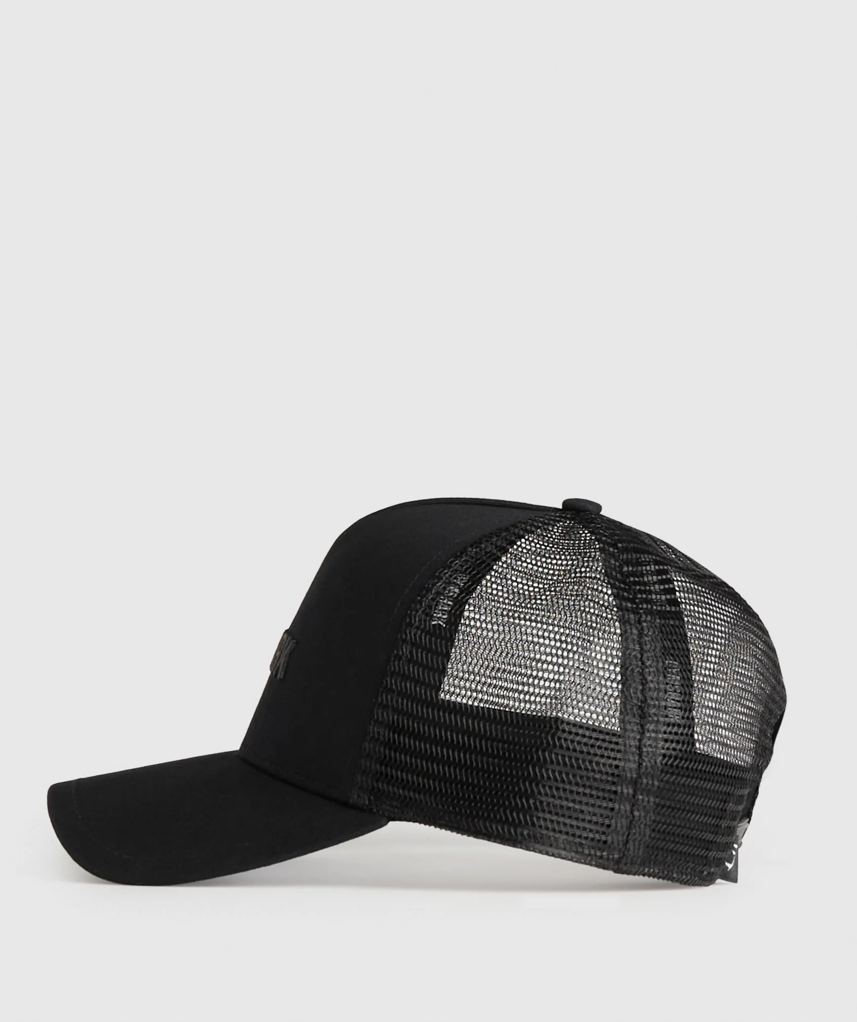 Gymshark Wordmark Trucker Cap - Black