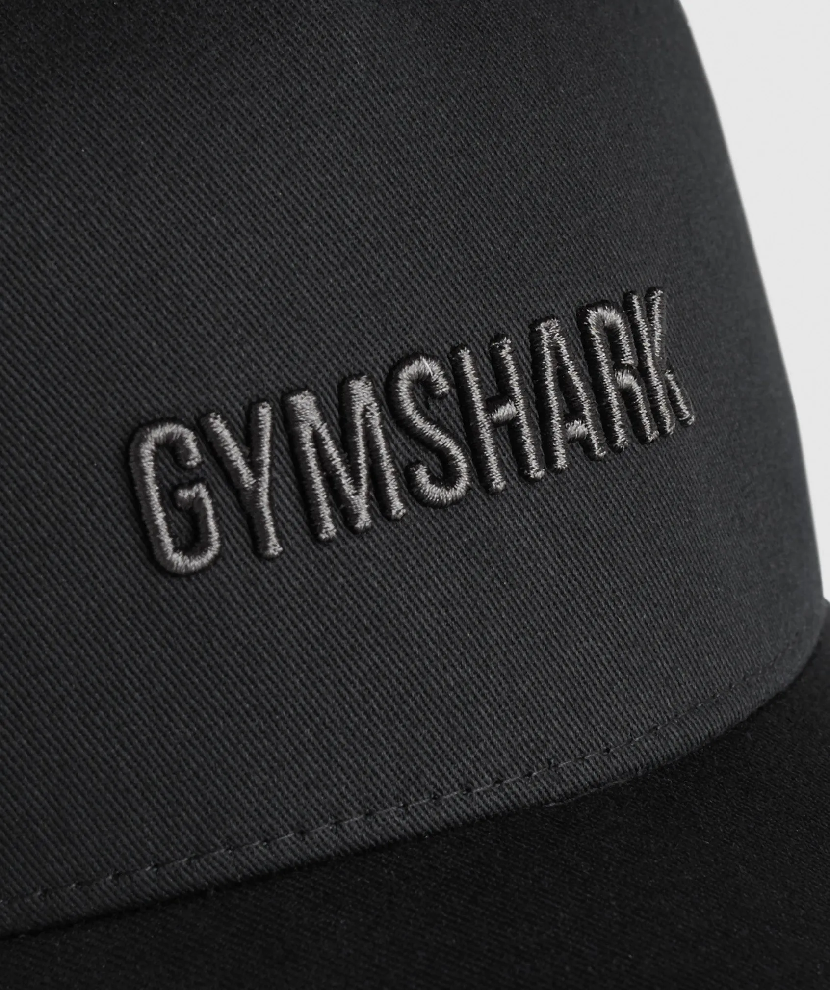 Gymshark Wordmark Trucker Cap - Black