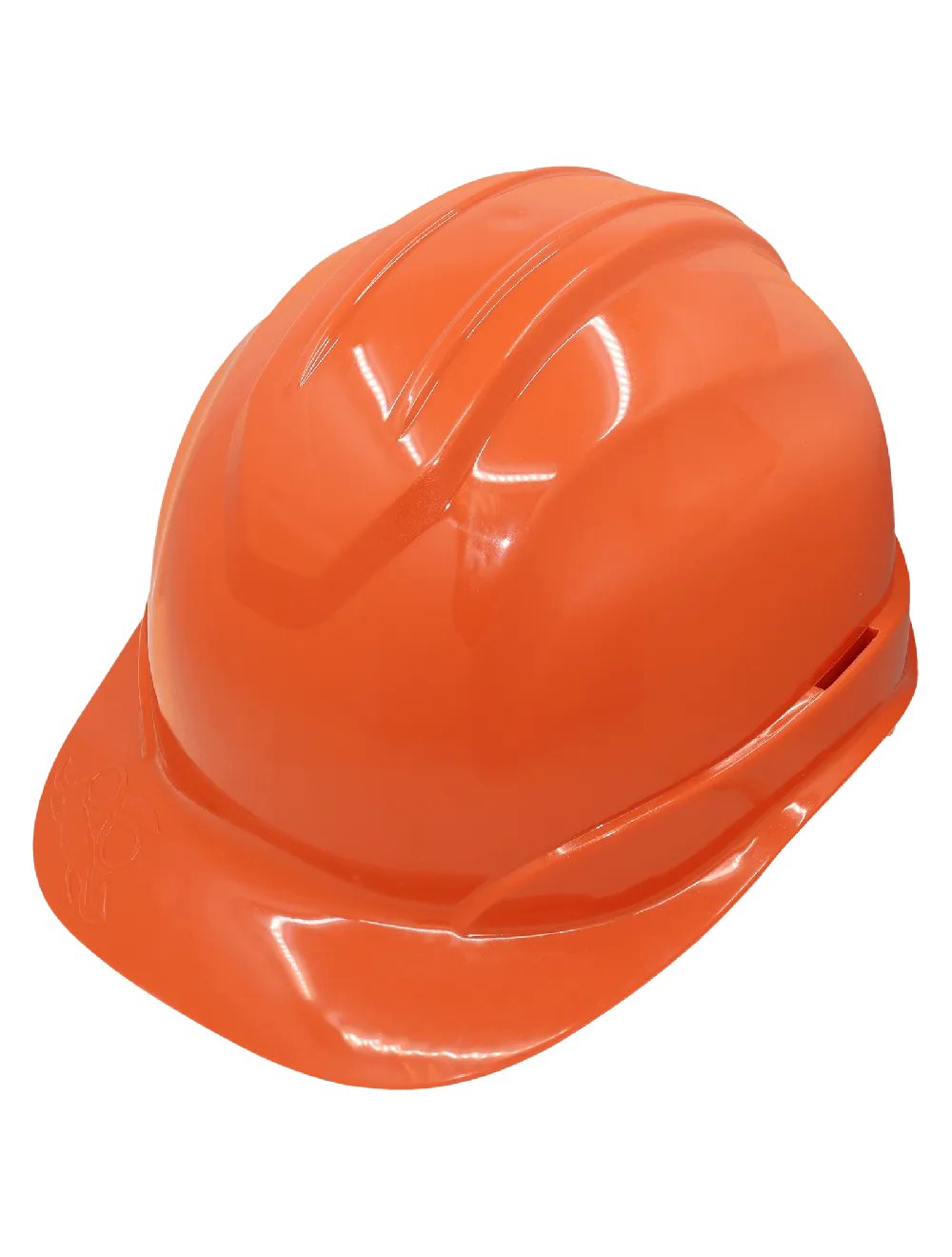 Head Protection Orange Unvented Cap Style Hard Hat With Six-Point Ratchet Suspension - HH-C2-O