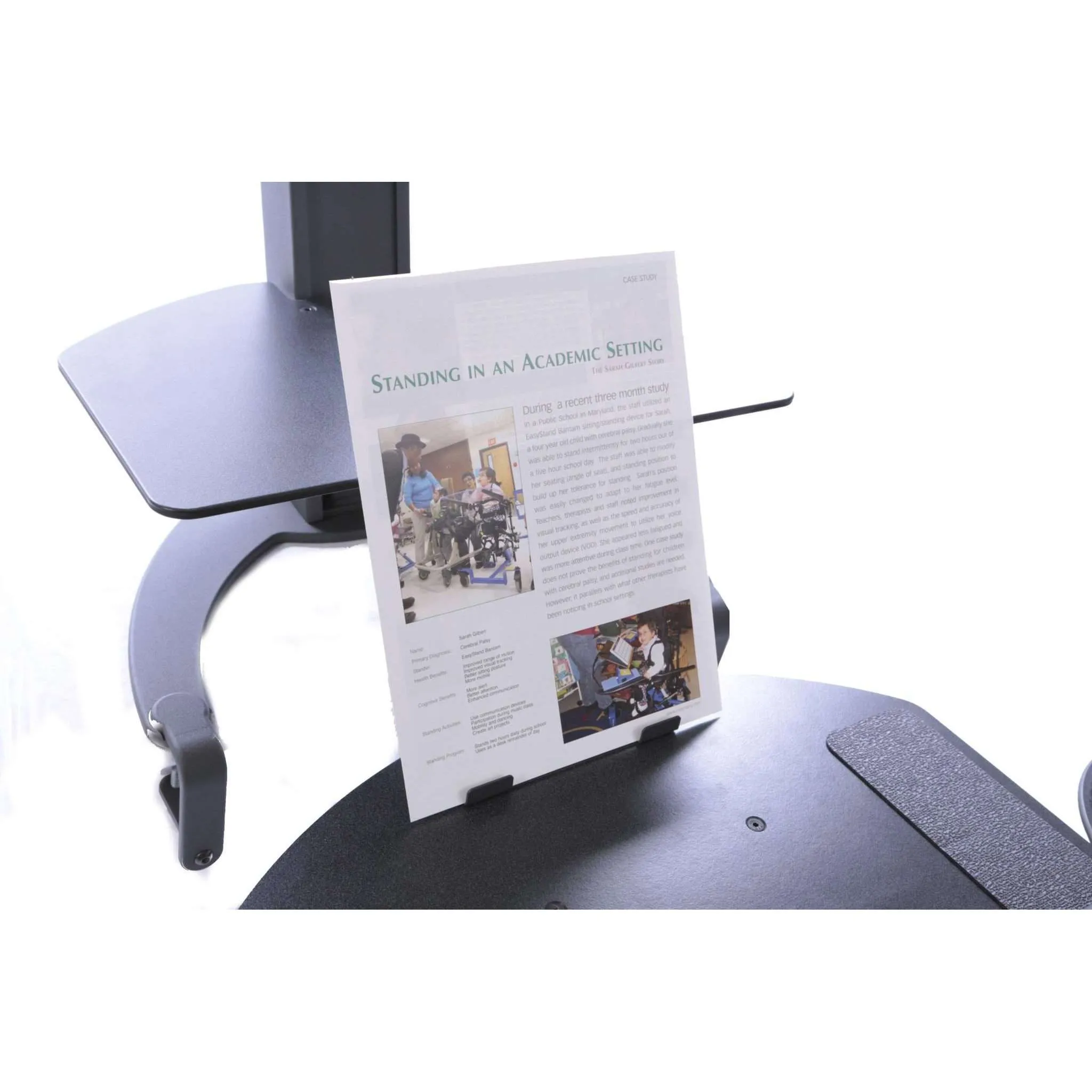 HealthPostures Black Taskmate Go Dual 6350 Desk Converter