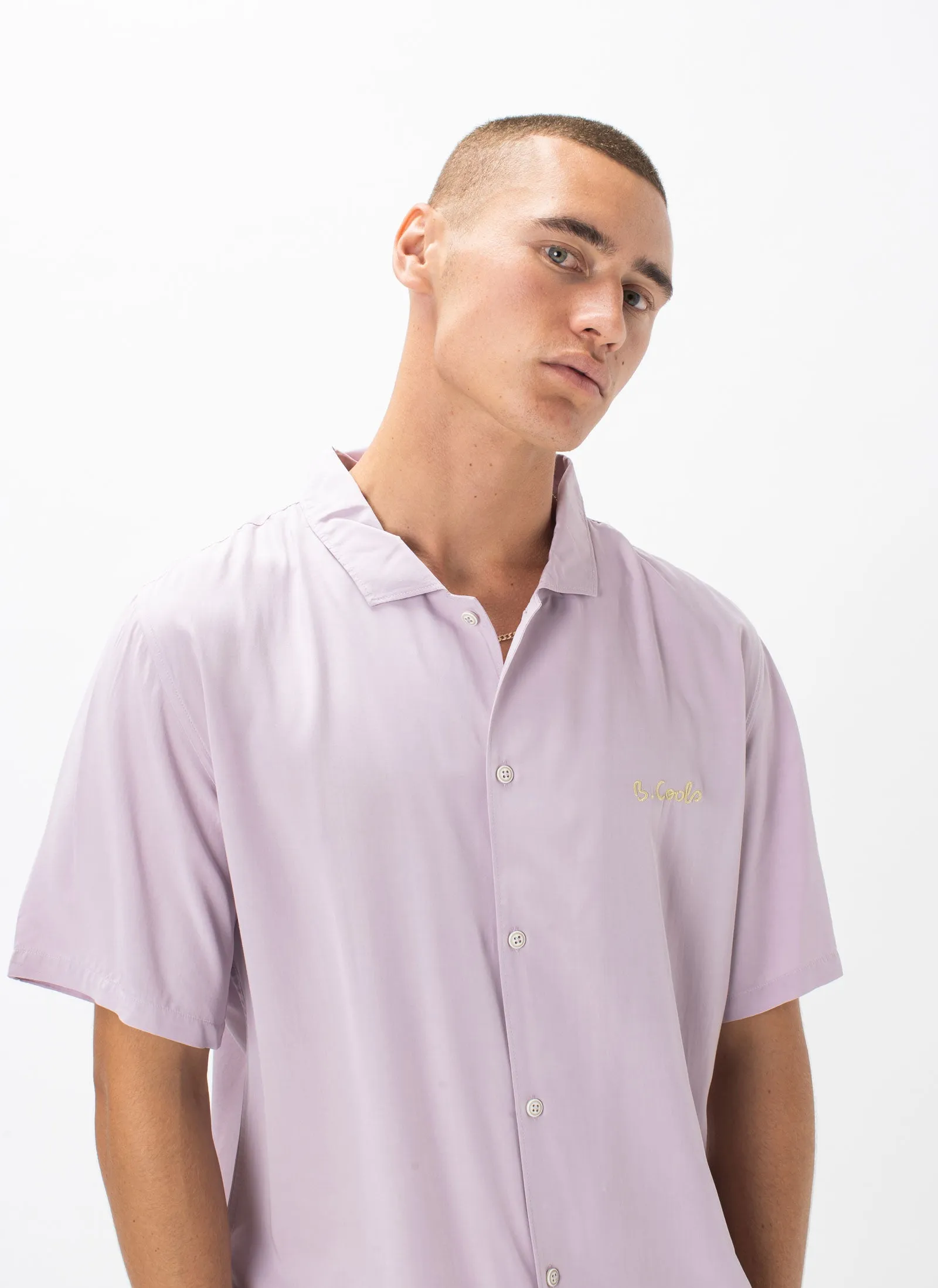 Holiday Camp-Collar Shirt Lilac