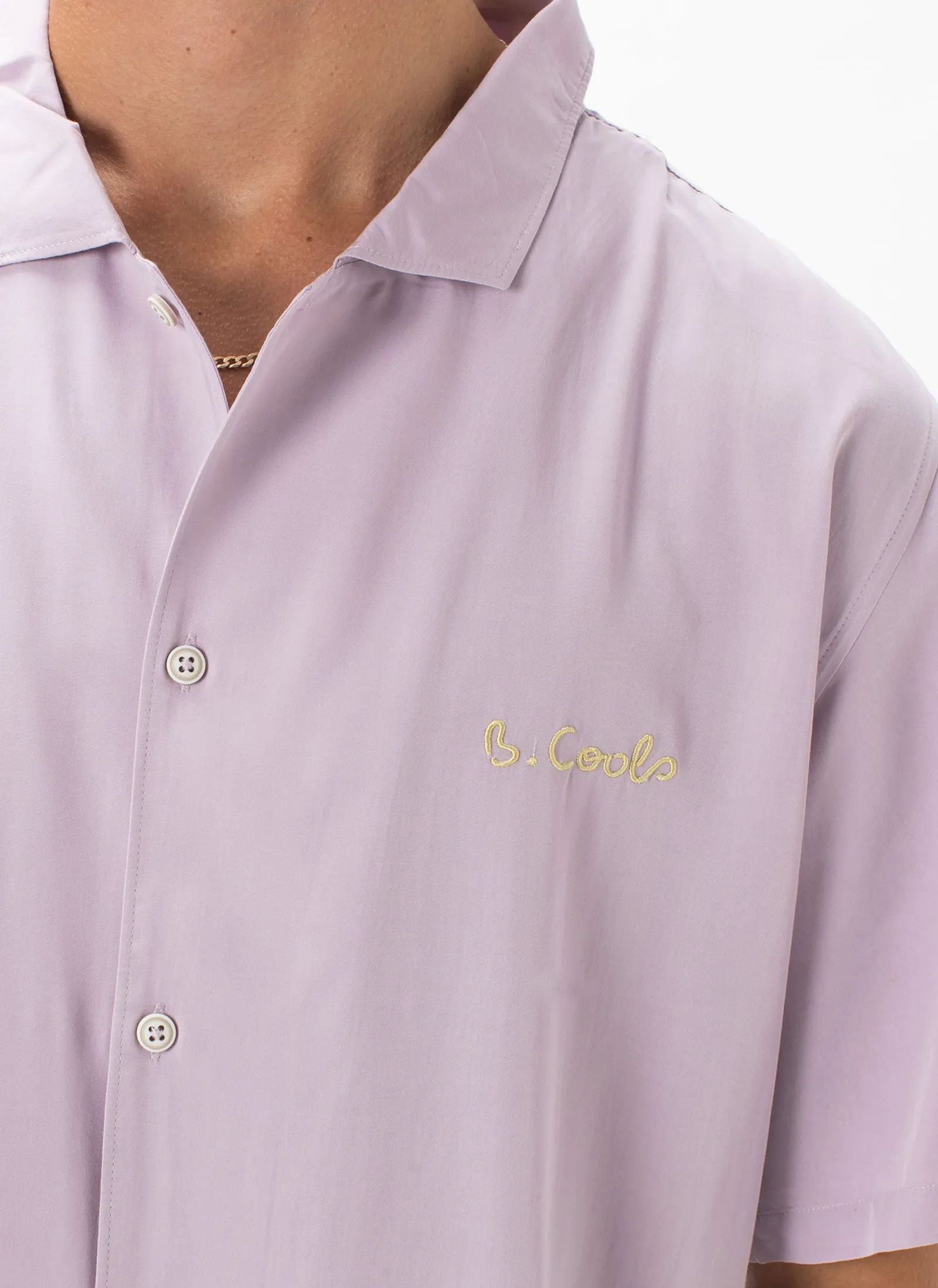 Holiday Camp-Collar Shirt Lilac