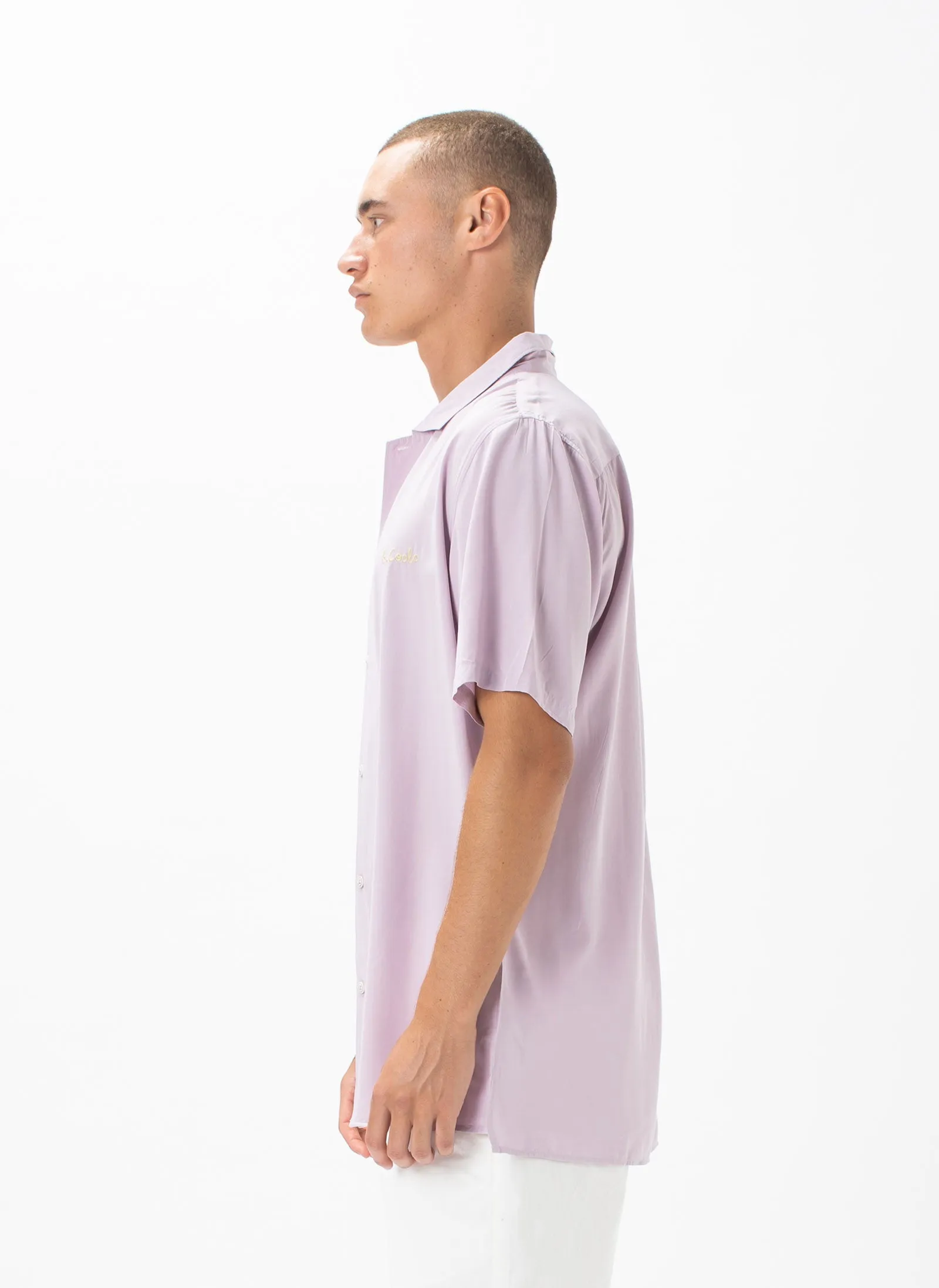 Holiday Camp-Collar Shirt Lilac