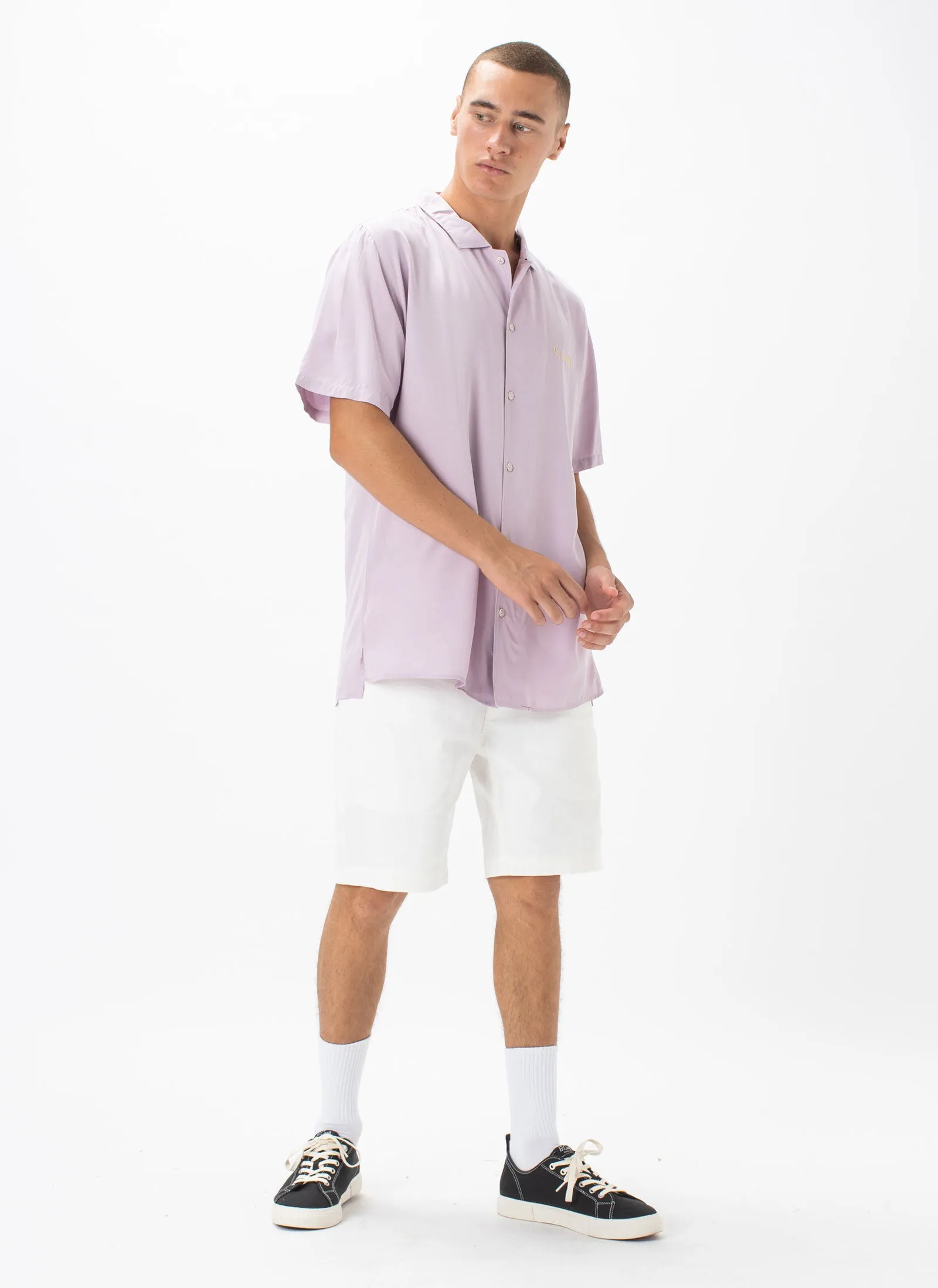 Holiday Camp-Collar Shirt Lilac