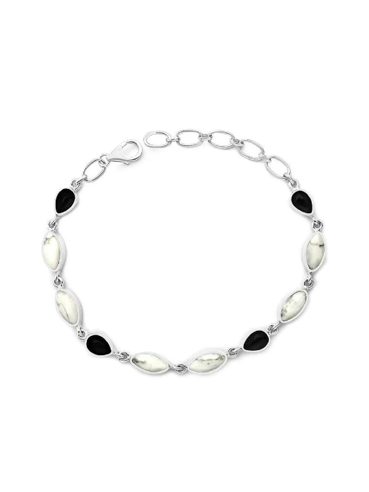 Howlite & Onyx Bracelet