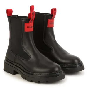 Hugo Kids Ankle Boots - Black