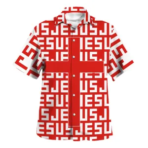 Jesus Cross Hawaiian Shirt - Christian Hawaiian Shirt - Best Hawaiian Shirts