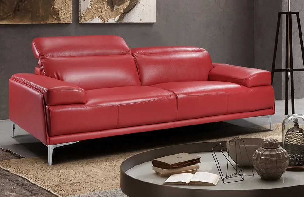 Joseph Red Sofa Set