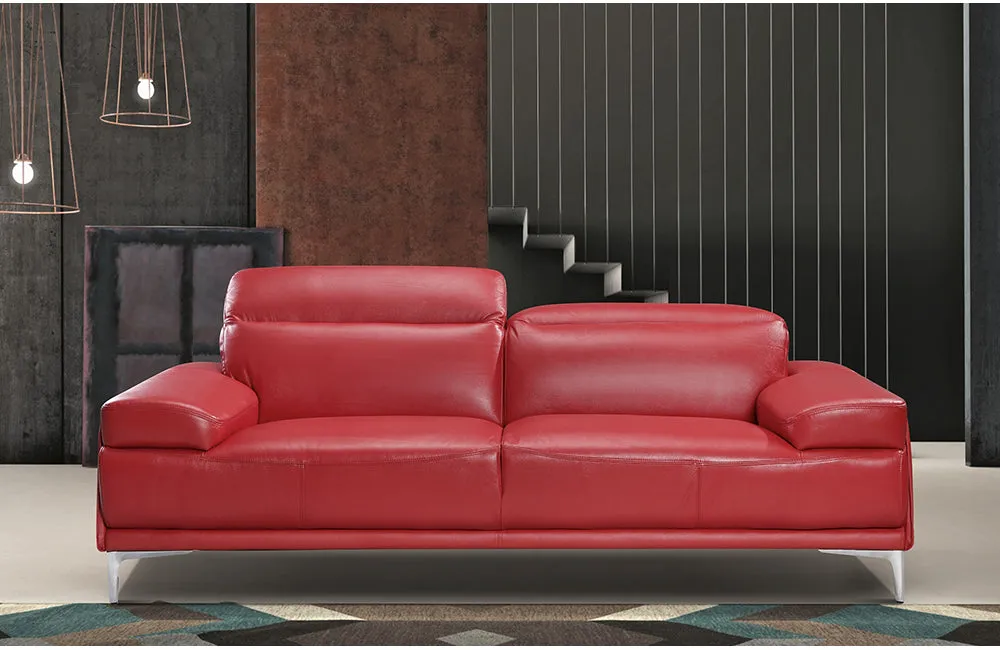 Joseph Red Sofa Set