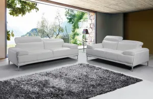 Joseph White Sofa Set