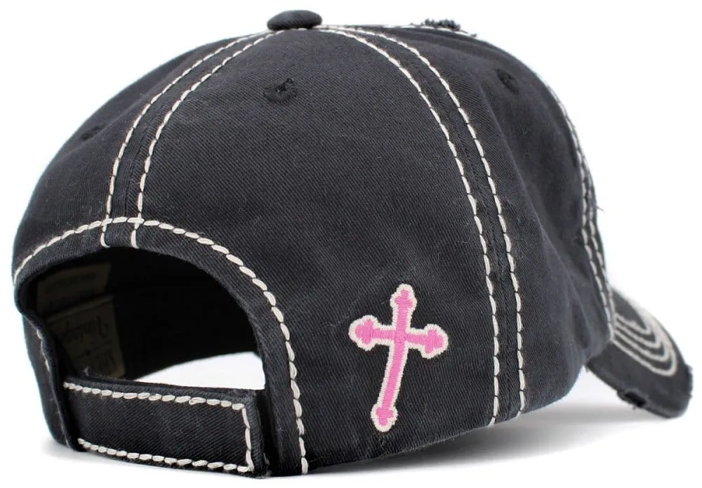 KBV1402 "Know Jesus Know Peace" Vintage Washed Baseball Cap