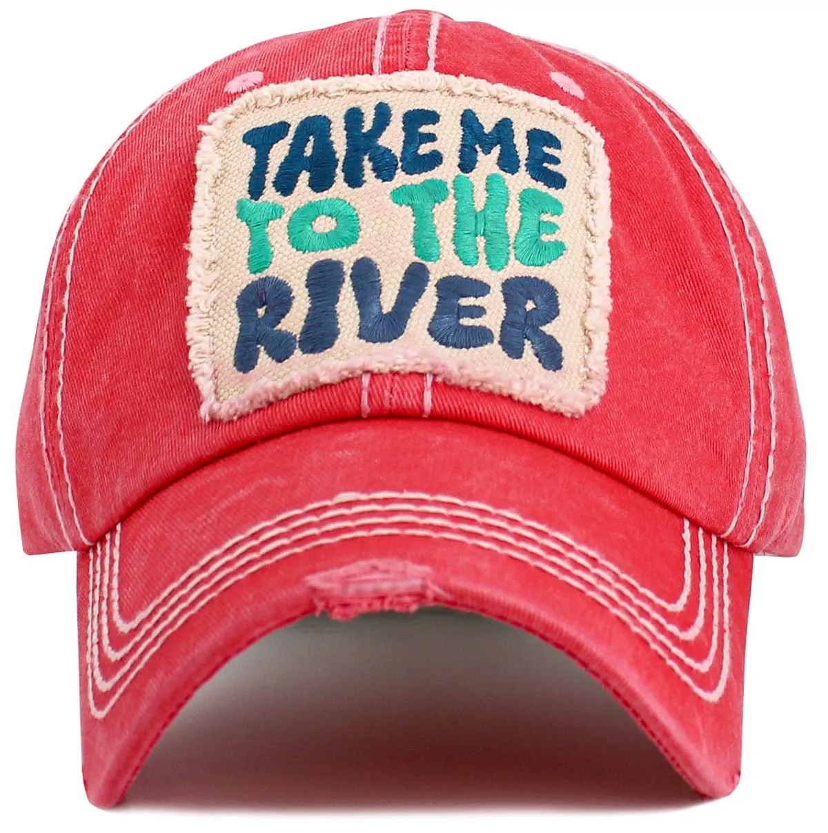 KBV1604 "Take Me To The River" Vintage Washed Baseball Cap