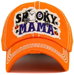 KBV1609 "Spooky Mama" Vintage Washed Baseball Cap