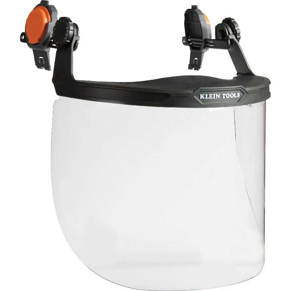 Klein 60528 Face Shield, Full Brim Hard Hat, Clear