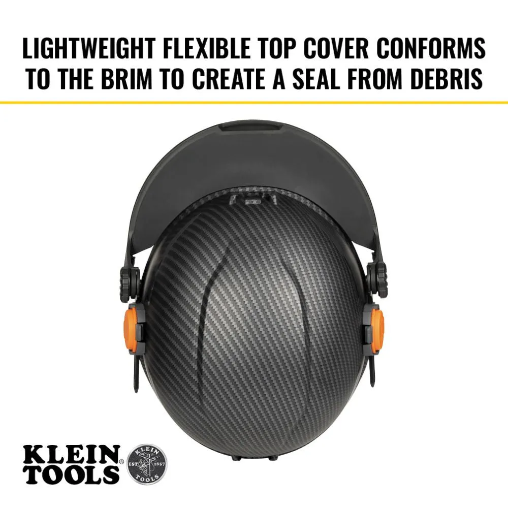 Klein 60528 Face Shield, Full Brim Hard Hat, Clear